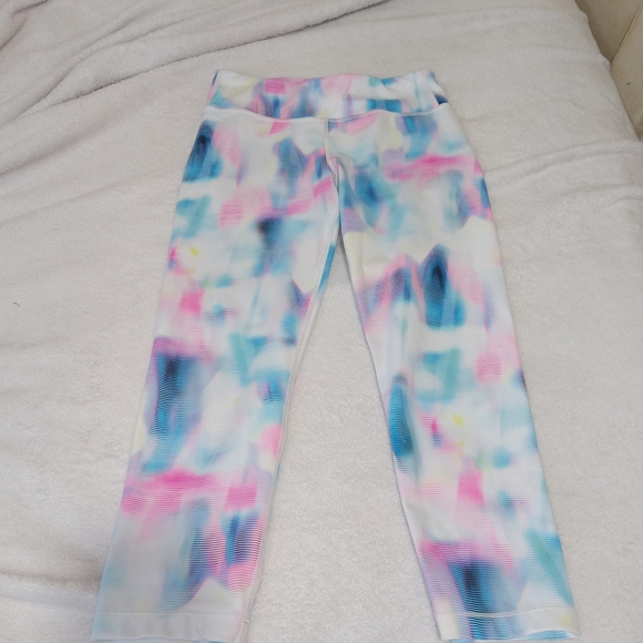 Athleta Girl Multicolor High Waist Compression Cropped Leggings XL/14 (Copy) - Picture 5 of 12